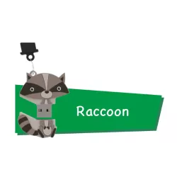 MEMORIA USB 16GB RACCOON CARTOON PRYSE 90053