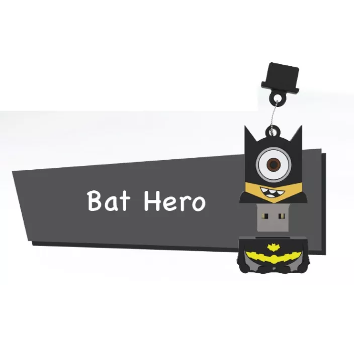 MEMORIA USB 16GB BAT HERO CARTOON PRYSE 90055