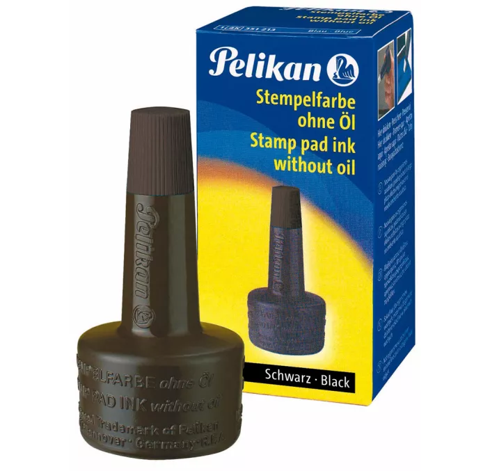 TINTA SELLAR 28ML APLICADOR FRASCO NEGRO PELIKAN 351197