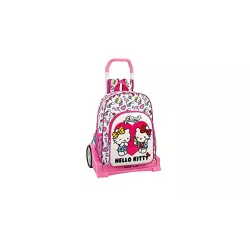 MOCHILA GRANDE CARRO EVOLUTION HELLO KITTY GIRL GANG SAFTA 611816860