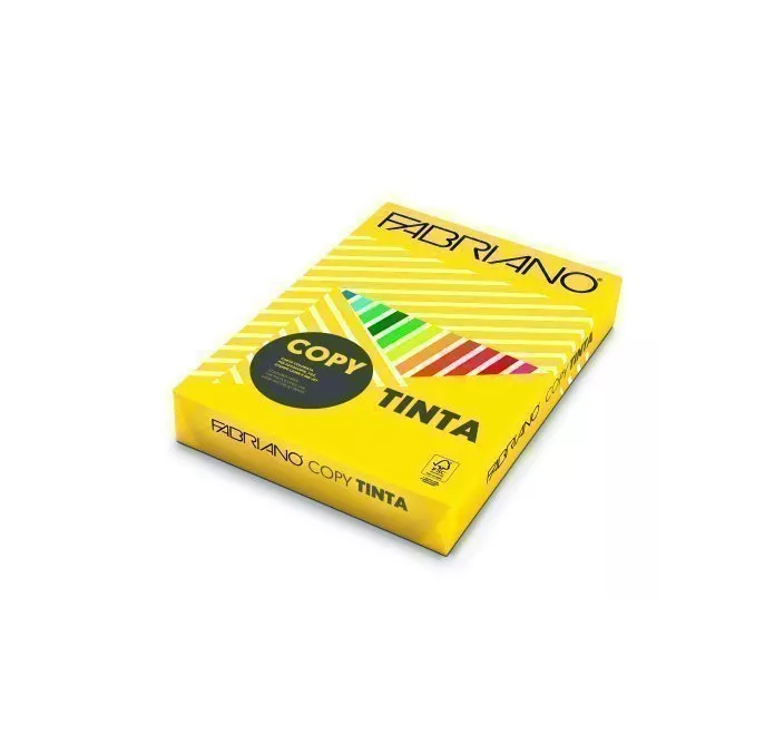 PAPEL A4 500H 80GRS AMARILLO GIALLO FABRIANO 60621297
