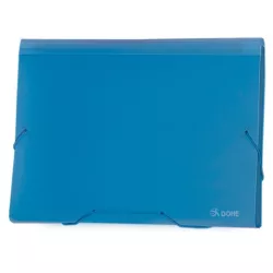 CLASIFICADOR ACORDEON PP AZUL TRANSLUCIDO DOHE 90616