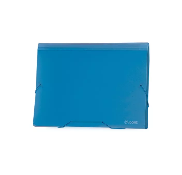 CLASIFICADOR ACORDEON PP AZUL TRANSLUCIDO DOHE 90616