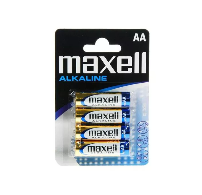 PILA ALKALINA LR6 AA BLISTER 4 UNIDADES MAXELL 16376