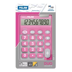 CALCULADORA 10 DIG TOUCH DUO ROSA BLISTER MILAN 150610TDPBL