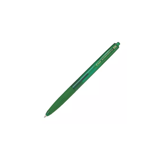 BOLIGRAFO RETRACTIL VERDE SUPER GRIP-G PILOT BPGG-8R-M 24431