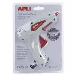 PISTOLA TERMOFUSIBLE 20W PREMIUM APLI 16668
