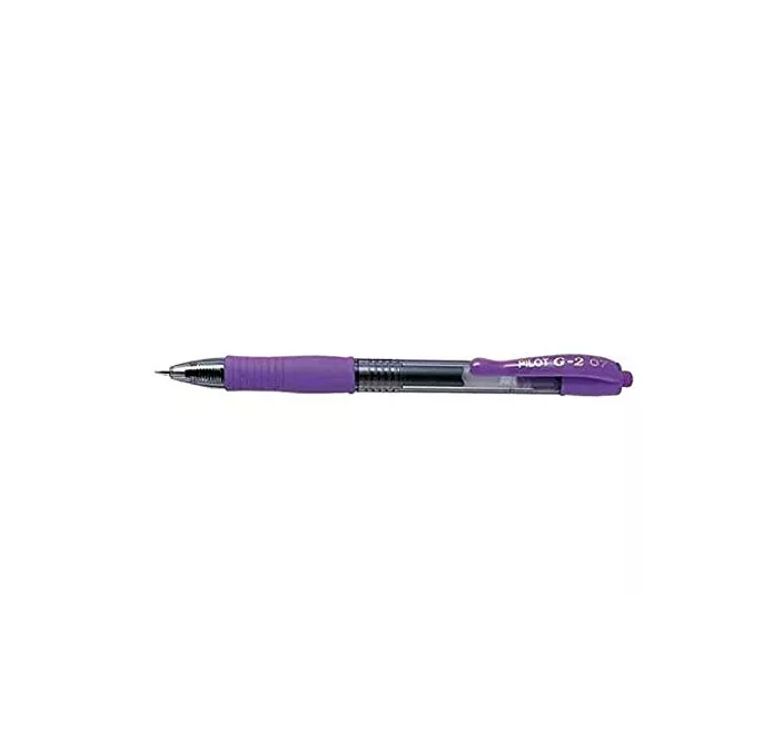 BOLIGRAFO 07 VIOLETA RETRACTIL GEL G-2 PILOT BL-G2-7 210457