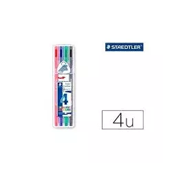 ROTULADOR TRIPLUS BRILLIANT COLOURS 4U. STAEDTLER 338 SB4