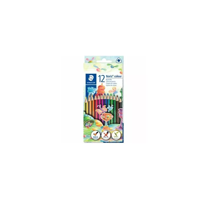 PINTURA MADERA TRIANGULAR 12U NORIS COLOUR STAEDTLER 187 C12