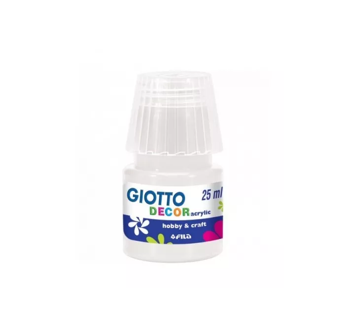 PINTURA ACRILICA 25ML BLANCA DECOR ACRYLIC GIOTTO 538101