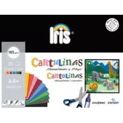 CARTULINAS IRIS 185GR 24X32 MINI PACK 10 H SURTIDAS GUARRO C200406282