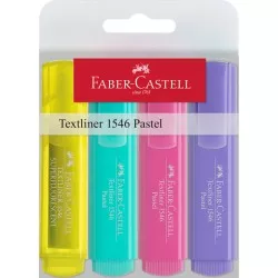 MARCADOR FLUORESCENTE PASTEL 4U TEXTLINER 46 FABER 546108