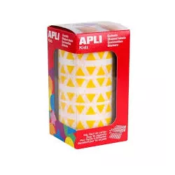 GOMET ROLLO TRIANGULO PEQUEÑO 10,5MM AMARILLOS APLI 04863