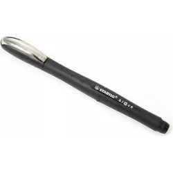 BOLIGRAFO GEL NEGRO BL@CK+ STABILO 1016/46