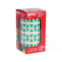 GOMET ROLLO TRIANGULO PEQUEÑO 10,5MM VERDE APLI 04866