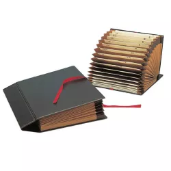 CLASIFICADOR ACORDEON FUELLE 4º A-Z/1-31 NEGRO GRAFOPLAS 02920010