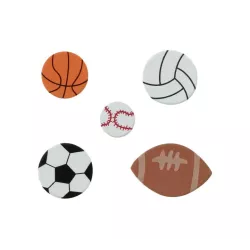 BALONES ADHSEIVOS GOMA EVA 2MM 64U. FIXO KIDS 68016000