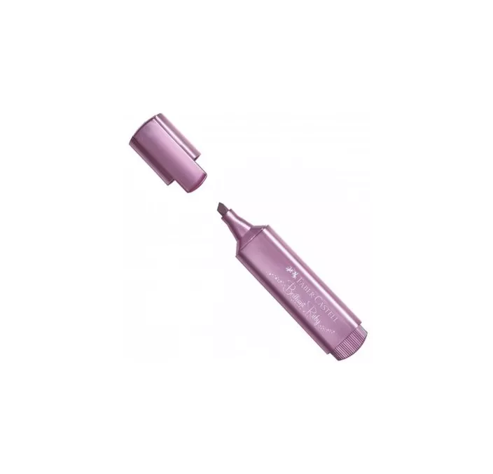 MARCADOR FLUORESCENTE METÁLICO RUBÍ TEXTLINER FABER CASTEL 154691 548917