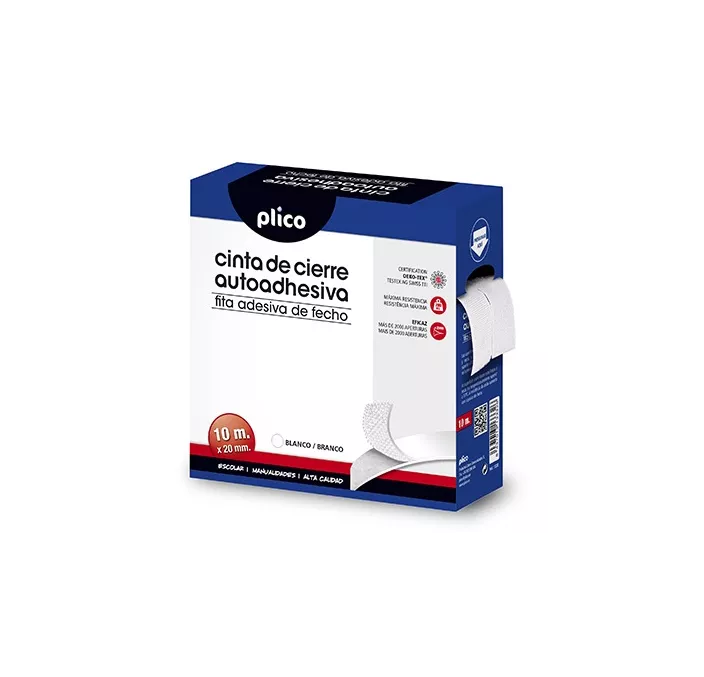 VELCRO CINTA ADHESIVA 20MMX10MTS PLICO 13330