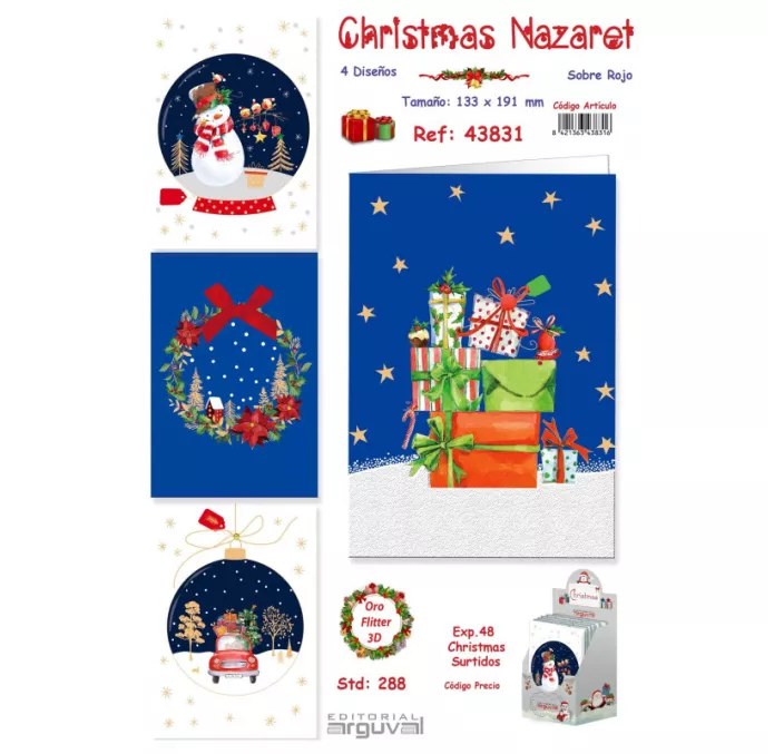 POSTAL CHRISTMAS NAZARET ARGUVAL 43831