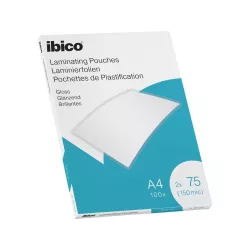 LAMINA PLASTIFICACION A4 75 MICRAS C.100 IBICO 627316 065915