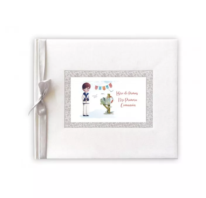 LIBRO DE FIRMAS MI PRIMERA COMUNION NIÑO BUZON ARGUVAL 44041