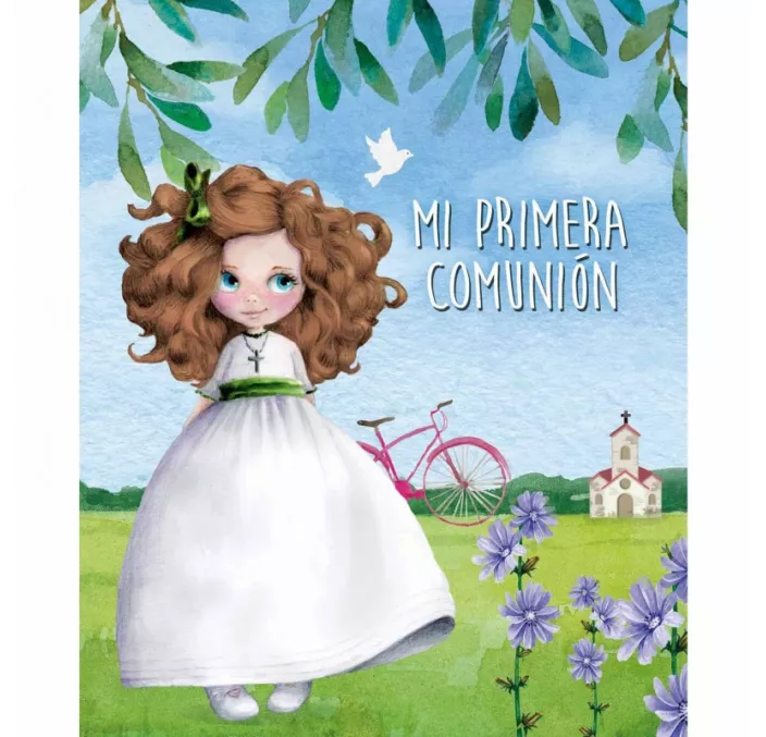 LIBRO COMUNION NIÑA BICICLETA ARGUVAL 44158