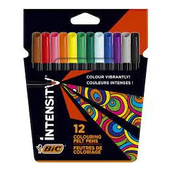 ROTULADOR ESCOLAR INTENSITY UP FELT C.12 BIC 978004 49930
