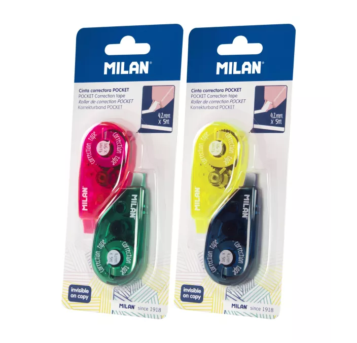 CORRECTOR CINTA POCKET 4.2MMX5MTS 2U MILAN BWM10406 1302912