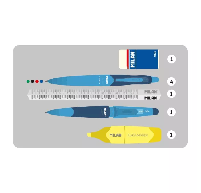 PLUMIER KIT BASICO BOTANIC MILAN 08871BN