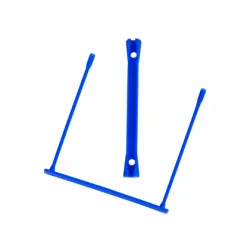 ENCUADERNADOR FASTENER PLASTICO D-CLIPS AZUL 100 UND Q-CONNECT KF02282 4297