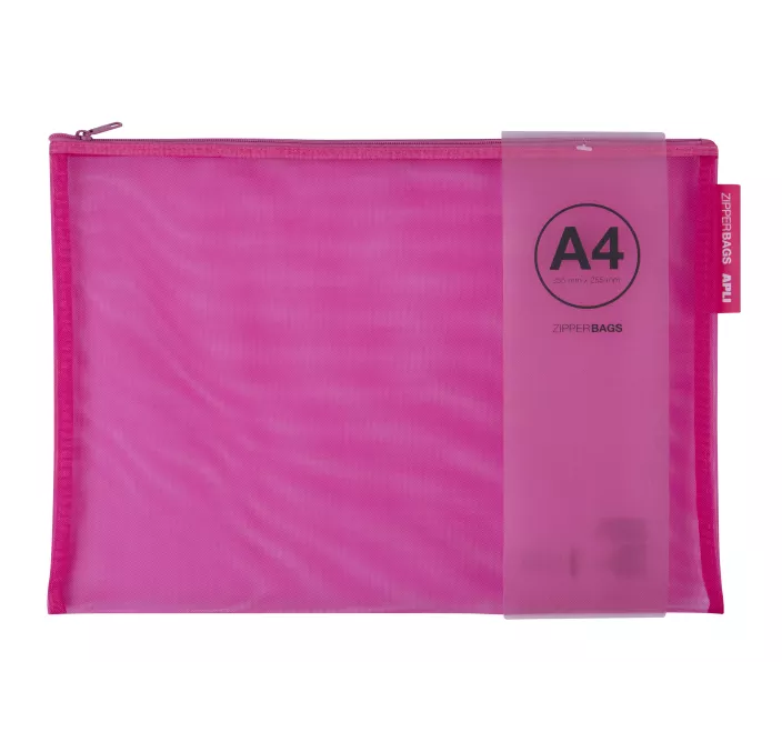 BOLSA MULTIUSO A4 355X255 CREMALLERA SURTIDA APLI 18027