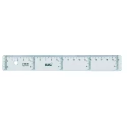 REGLA 20CM TRANSPARENTE SAFTA 400920