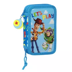 PLUMIER DOBLE PQÑO 28 pcs TOY STORY "LET'S PLAY" SAFTA 412131854
