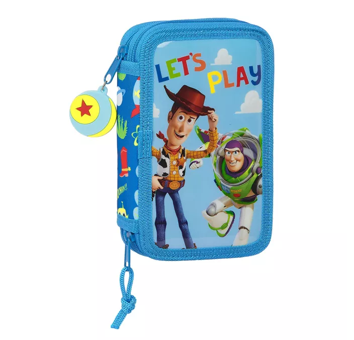 PLUMIER DOBLE PQÑO 28 pcs TOY STORY "LET'S PLAY" SAFTA 412131854