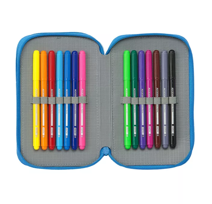 PLUMIER DOBLE PQÑO 28 pcs TOY STORY "LET'S PLAY" SAFTA 412131854