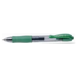 BOLIGRAFO 07 VERDE RETRACTIL GEL G-2 PILOT BL-G2-7 166549