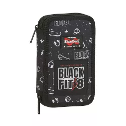 PLUMIER DOBLE PEQUEÑO RECICLABLE BLACKFIT8 "SPORT GALAXY" SAFTA 442045854