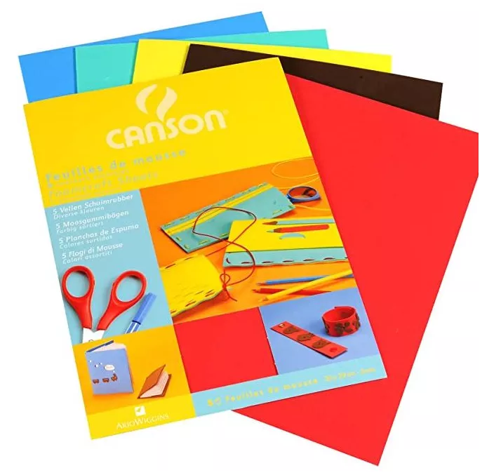 GOMA EVA 5H 200X295 COLORES SURTIDOS CANSON C200992810