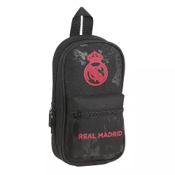 PLUMIER MOCHILA C/4 PORT.LLENOS REAL MADRID 3ª EQUIPACION SAFTA 412157747