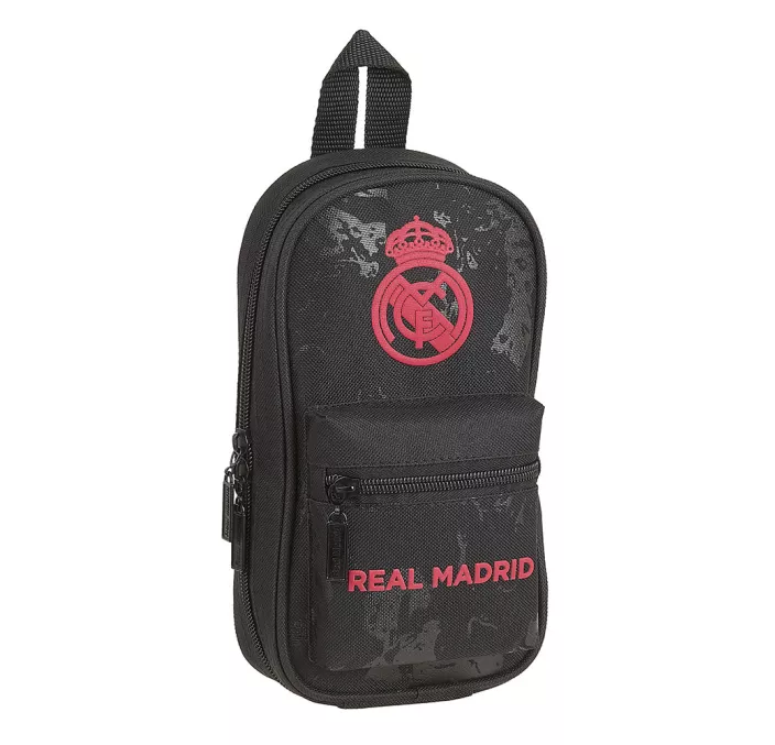 PLUMIER MOCHILA C/4 PORT.LLENOS REAL MADRID 3ª EQUIPACION SAFTA 412157747