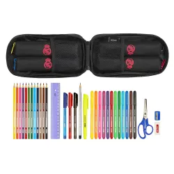 PLUMIER MOCHILA C/4 PORT.LLENOS REAL MADRID 3ª EQUIPACION SAFTA 412157747