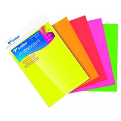CARTULINA A4 10H COLORES FLUORESCENTES SADIPAL 15429