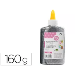 PEGAMENTO PURPURINA 160GRS PLATA LIDERPAPEL PU23 10192