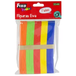 PALO POLO GOMA EVA SURTIDO 50U. (1X11,4CM) GRAFOPLAS 6804900