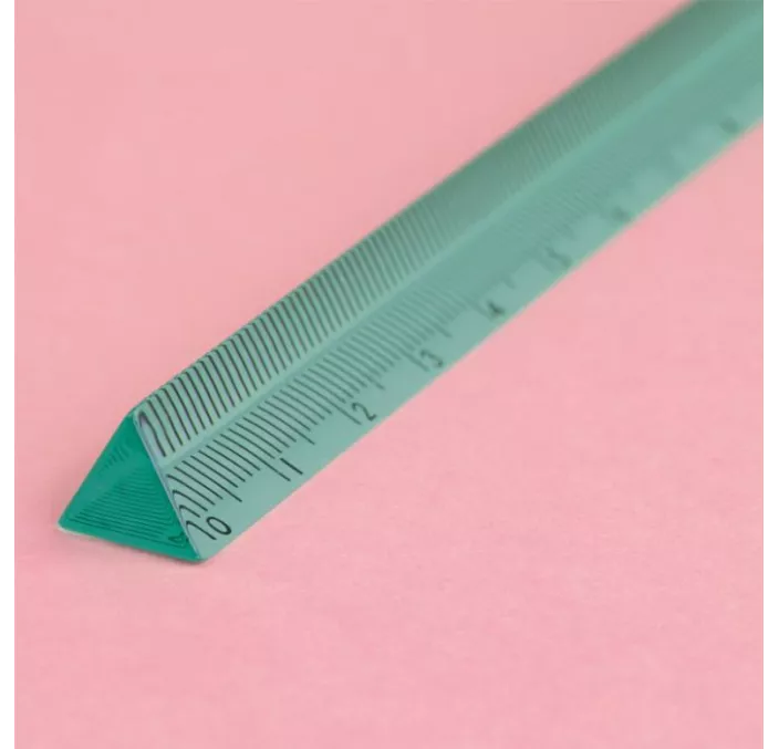 REGLA 15CM TRIANGULAR NEW LOOK SURTIDA MILAN 351260LK2