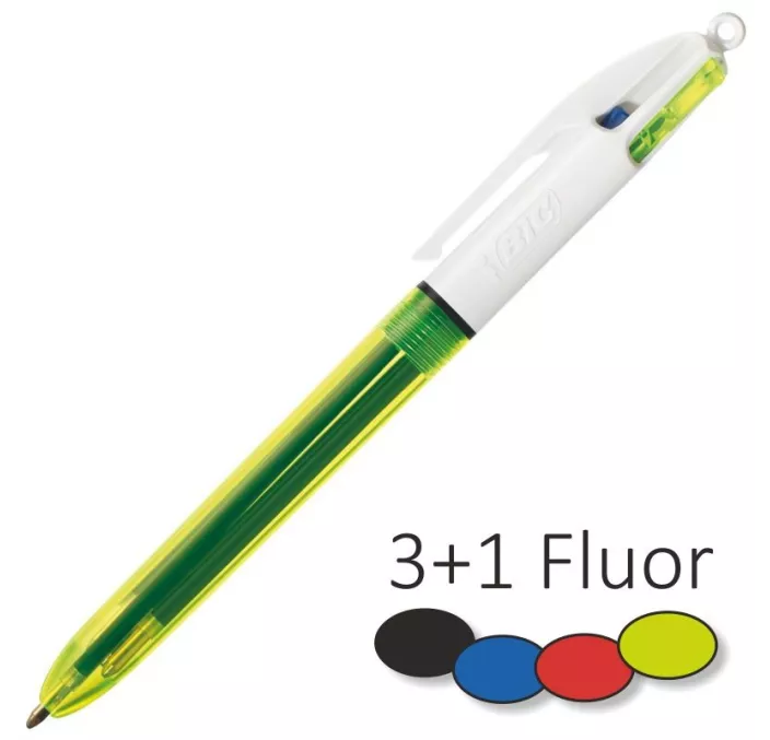 BOLIGRAFO RETRACTIL 4 COLOURS FLUOR BIC 982868 419063