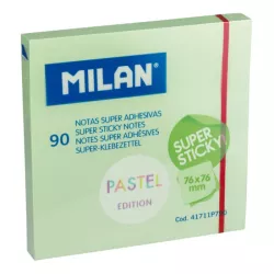 NOTA ADHESIVA 76X76 90H VERDE PASTEL MILAN 41711P790