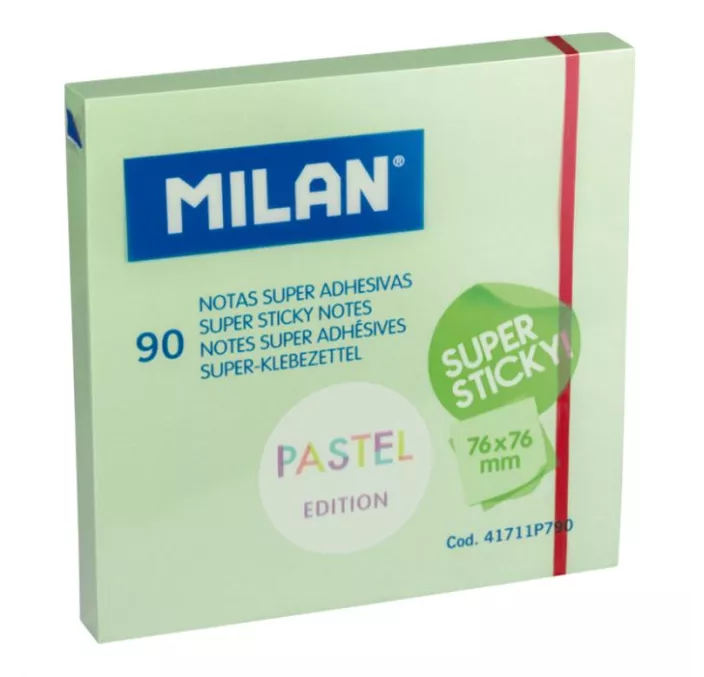 NOTA ADHESIVA 76X76 90H VERDE PASTEL MILAN 41711P790